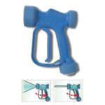 RB 65 – Pistola in ottone per settore alimentare getto regolabile 24 bar – 2.4 MPa con attacco girevole 1/2F