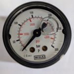 MANOMETRO WIKAI ATTACCO POSTERIORE D.40 1/8 GAS 0-300BAR