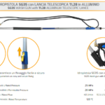 LANCIA TELESCOPICA ALTA PRESSIONE MTM 2,5- 6,4MT