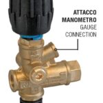 VALVOLA DI REGOLAZIONE TECOMEC VRT3-P MOLLA NERA CON MICROINTERRUTTORE E FORO MANOMETRO